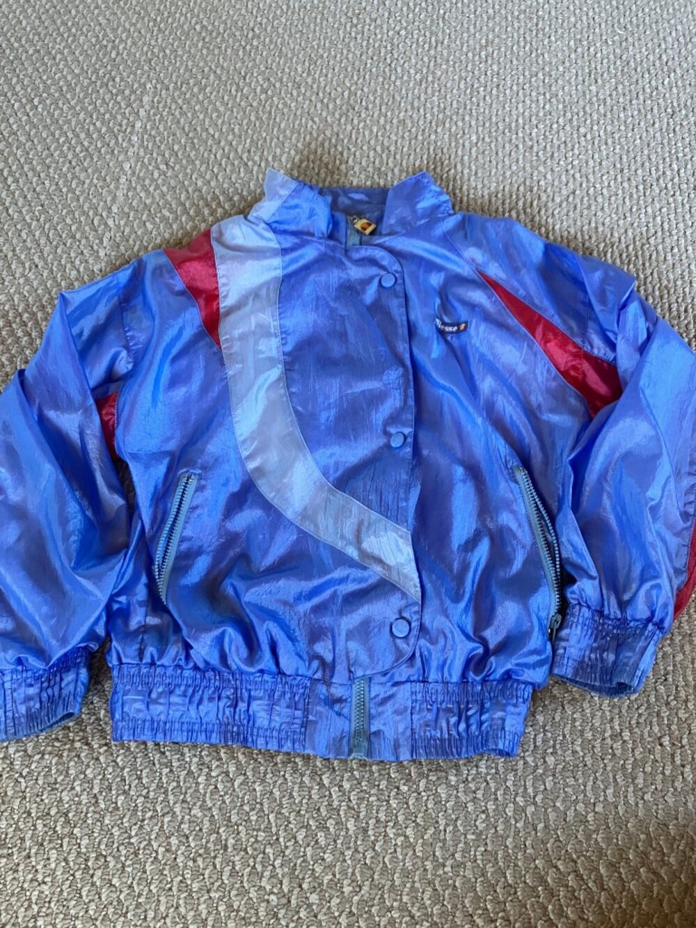 Vintage 80s 90s Rare Ellesse Windbreaker Unisex Colorblock Medium